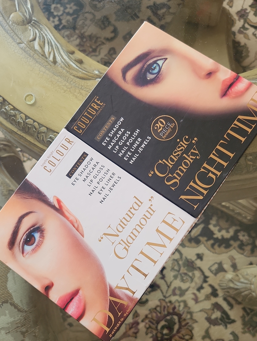 Couture Colour Daytime & Nighttime Makeup Palette - Black, Rose Gold